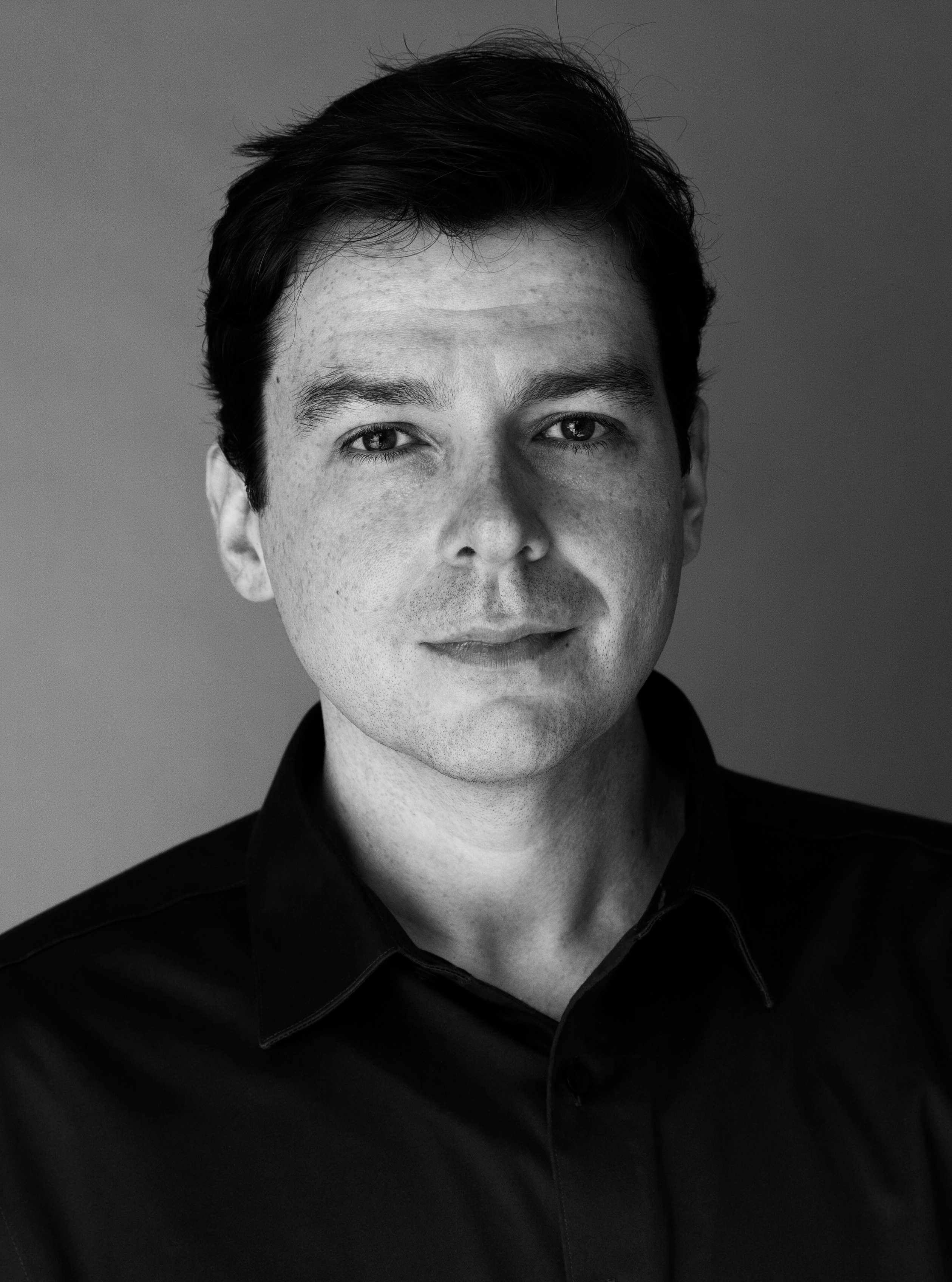 Geoffrey Pope headshot (black and white)